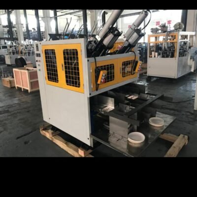 Disposable paper plate making machine